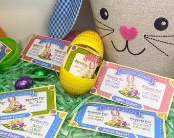 Easter Bunny Bucks Printable, Editable Easter Template, Easter Play Money, Easter Egg Filler, Easter Coupons, Easter GIFT, Easter Basket DIY