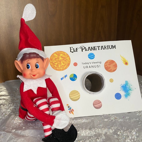 Elf Planetarium, Printable Elf Accessories, Elf Uranus Printable, Elf Kit, Elf Props, Printable Elf Kit, Elf Printable, Printable Elf Props