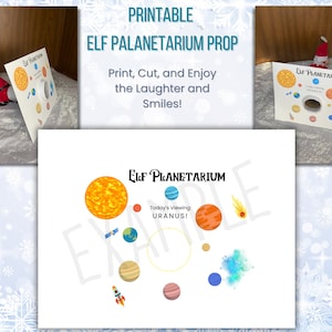 Elf Planetarium Printable Elf Accessories Elf Uranus Printable Elf Elf Planetarium Printable Elf Accessories Elf Uranus Printable Elf