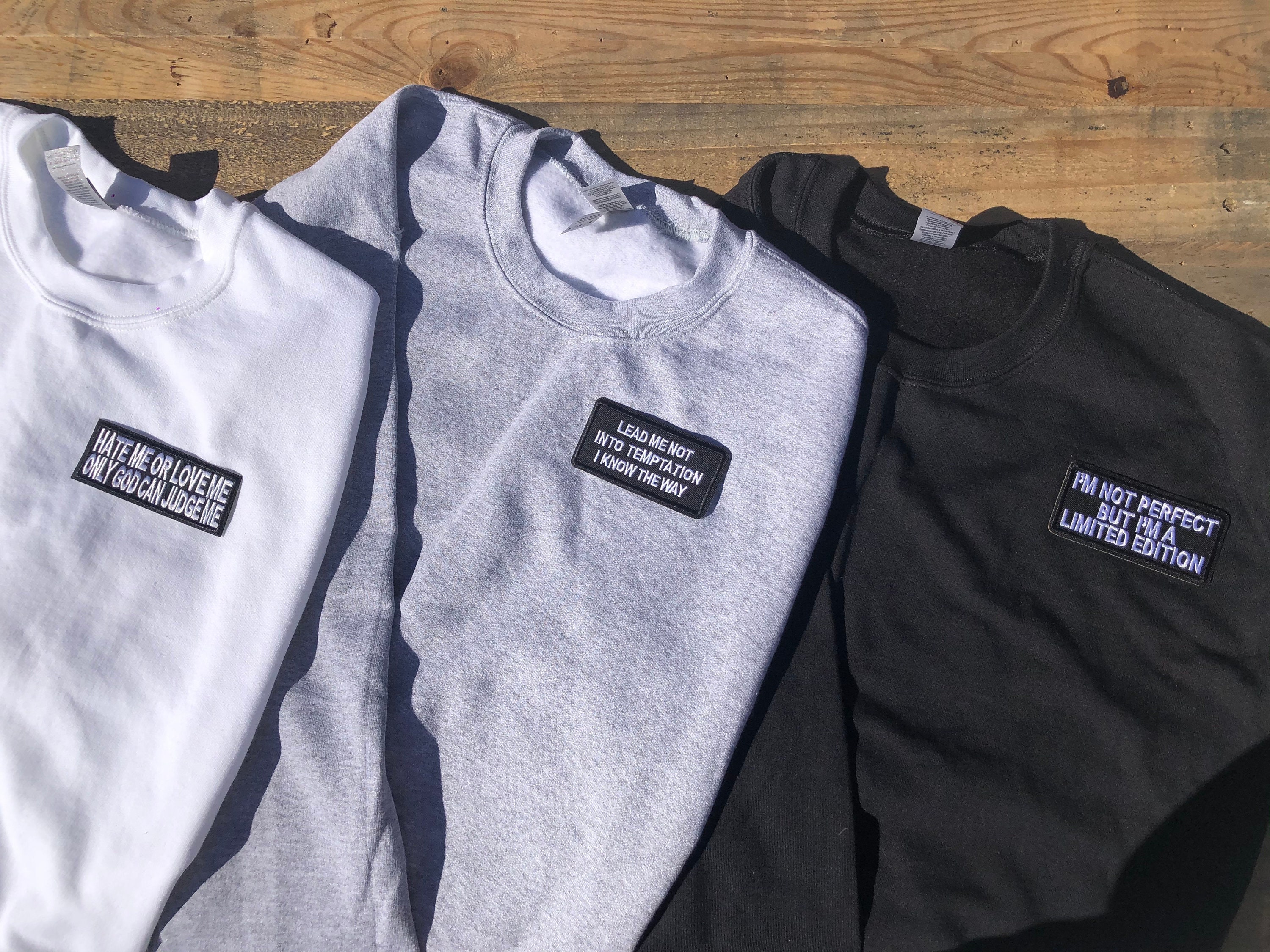 Funny Sayings Crewneck Sweater Etsy