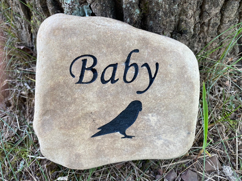 Pet Memorial Stone River Rock Cat or Dog, Pet Lover Memorial Gift Dog Memorial Stone Marker Pet Headstone image 7