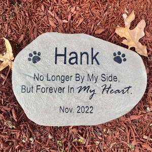 Pet Memorial Stone for your dog, cat or any pet | Pet loss sympathy gift