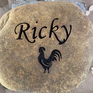 Pet Memorial Stone River Rock Cat or Dog, Pet Lover Memorial Gift Dog Memorial Stone Marker Pet Headstone image 4