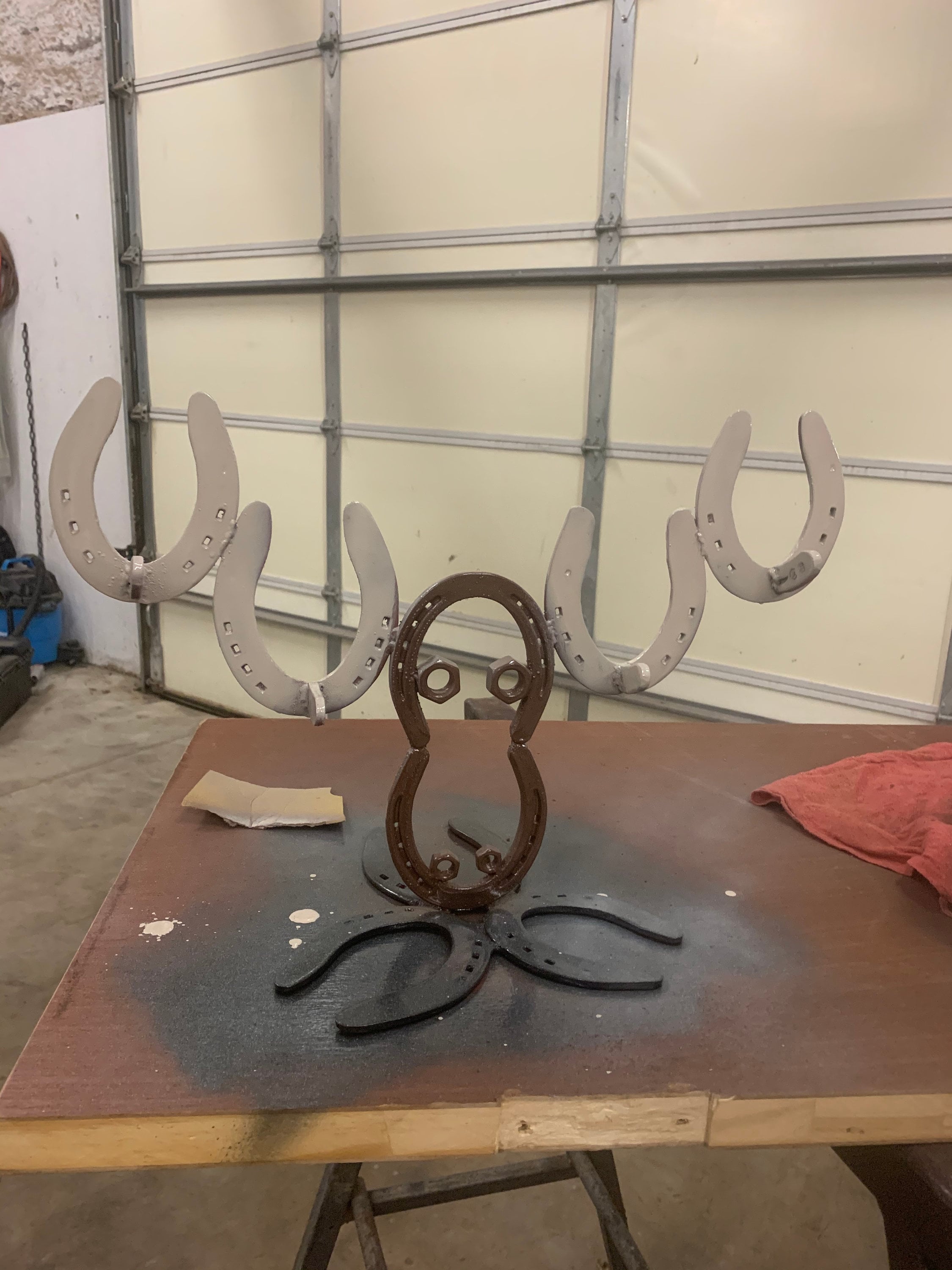 Horseshoe Moose Etsy