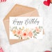 Cute Printable Birthday Card Printable Birthday Card Template Printable ...