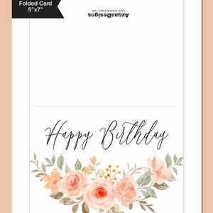 Cute Printable Birthday Card | Printable Birthday Card Template ...