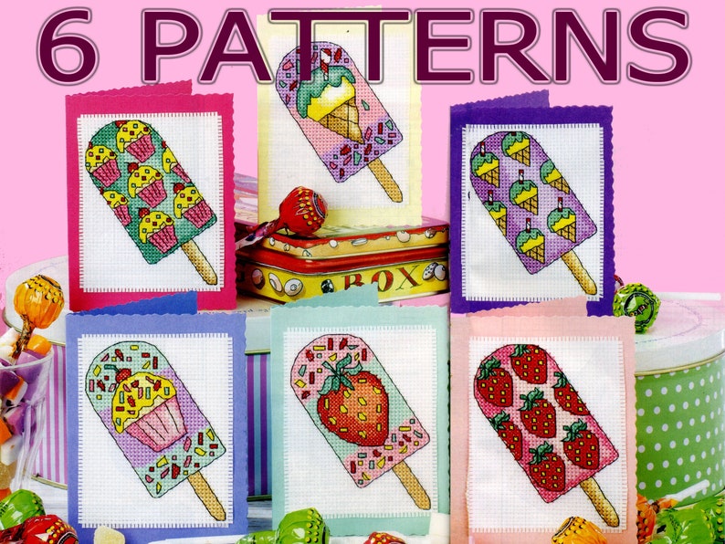 Cute Sweet Couple Modern Decor PDF Instant Download card children/'s Ice Cream Cross Stitch Pattern Love Counted Cross xStitch Chart
