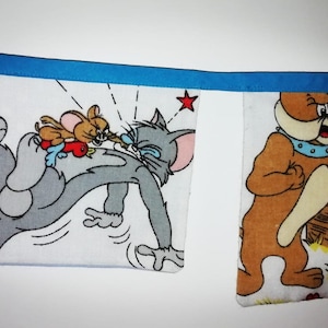 Handmade Vintage 'Tom & Jerry' Bunting