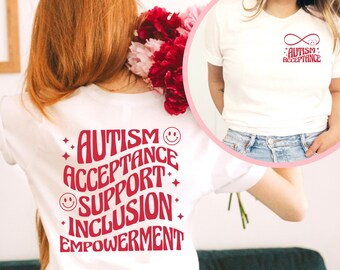 Autism Shirt Autism Acceptance Month T Shirt Autism Mom Advocate Teacher Support Tshirt Autistic Pride Tee Autism Awareness T-shirt Gift