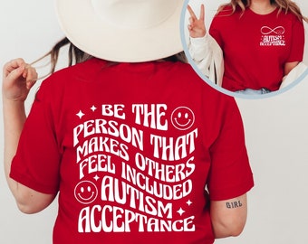 Autism Shirt Autism Acceptance Month T Shirt Autism Mom Advocate Teacher Support Tshirt Autistic Pride Tee Autism Awareness T-shirt Gift