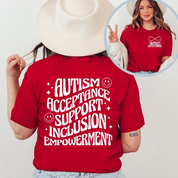 Autism Shirt Autism Acceptance Month T Shirt Autism Mom Advocate Teacher Support Tshirt Autistic Pride Tee Autism Awareness T-shirt Gift