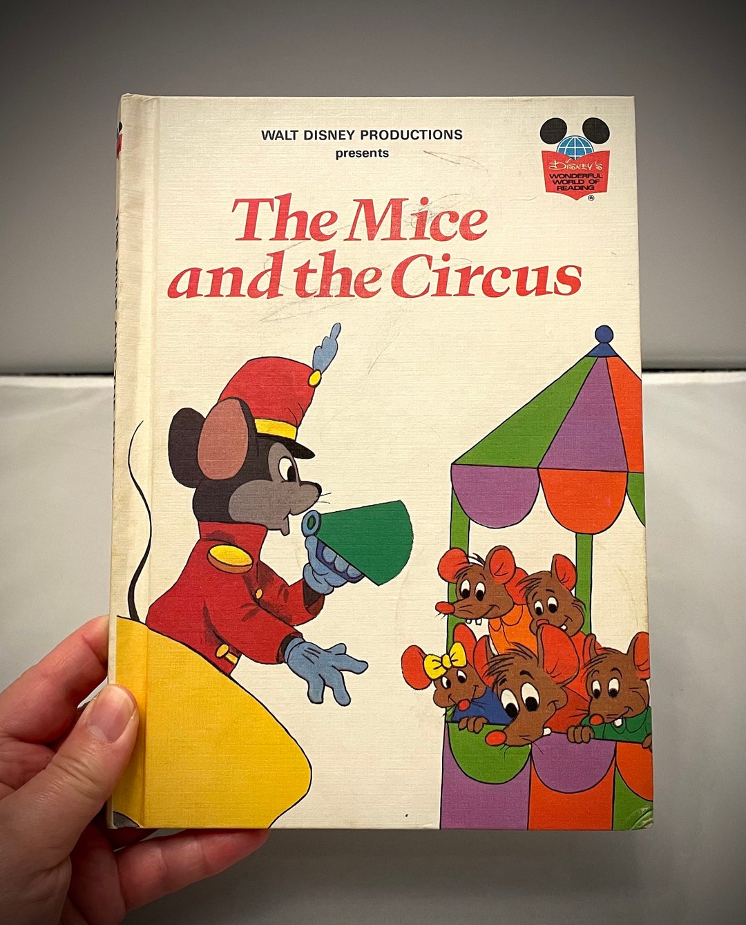 1979 Disney Children's Book 'the Mice and the Circus,' 1st Edition
