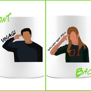 Unagi Salmon Skin Roll Rachel Ross FRIENDS quote Coffee Mug - 11oz or 15oz