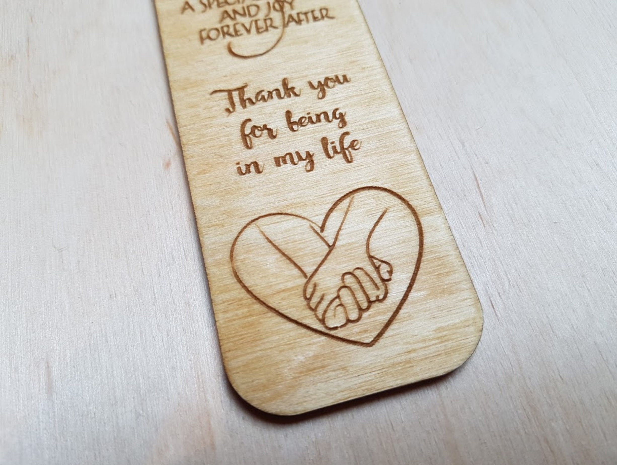 BEST FRIEND Engraved Wooden Bookmark - Birthday Chirstmas Gift - Etsy