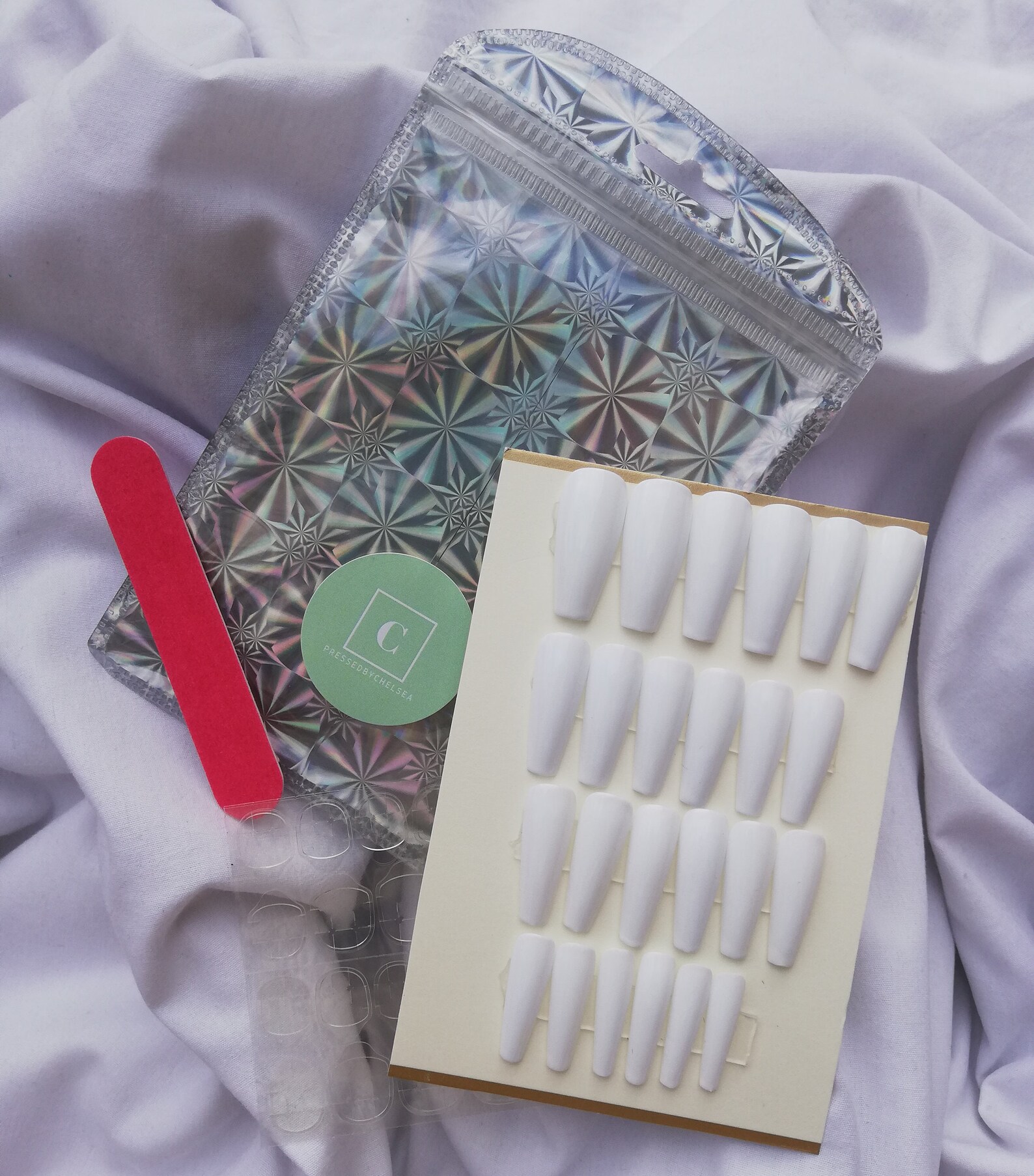 24 Handpainted Press on Nails Glue Tabs File Included Etsy