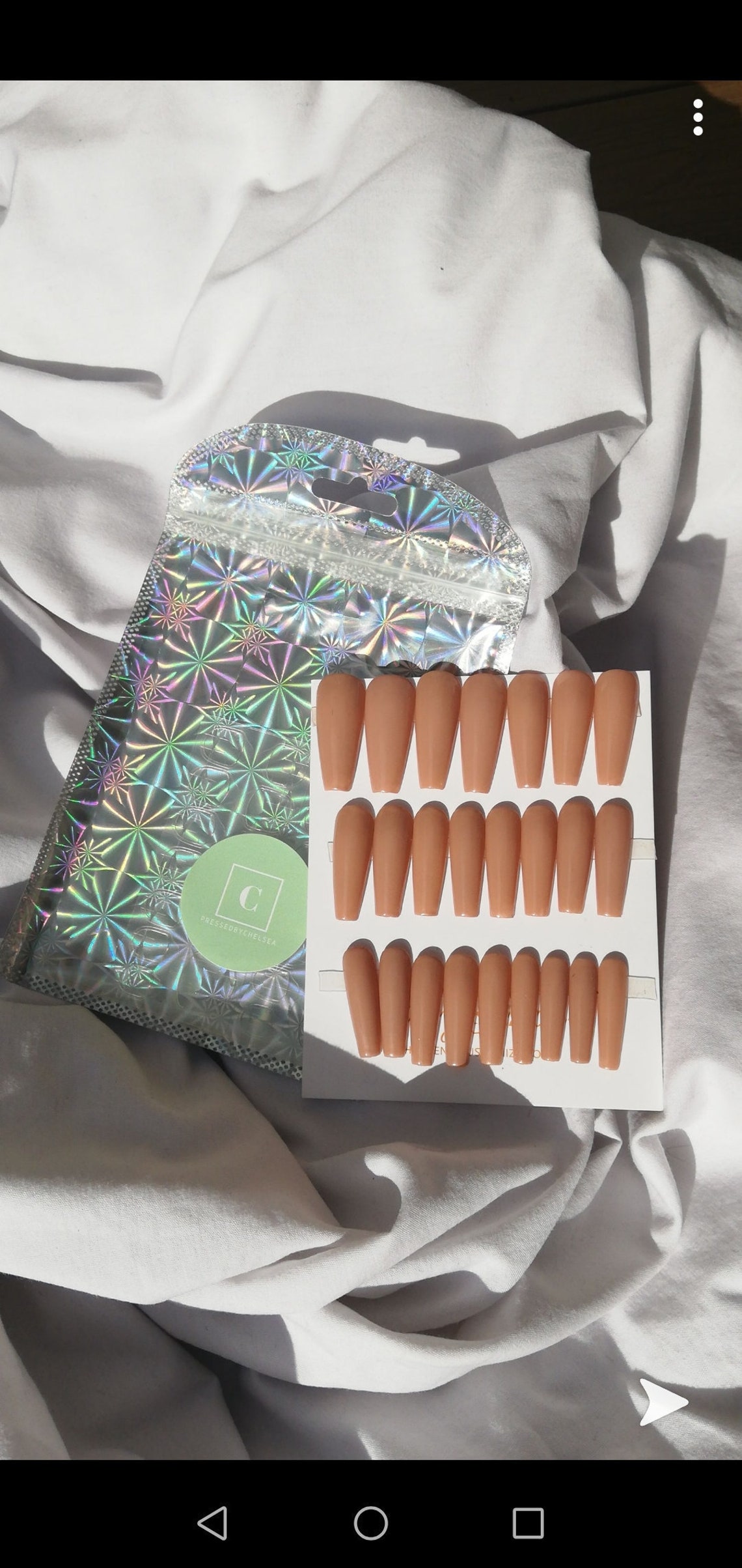 24 Handpainted Press on Nails Glue Tabs File Included Etsy