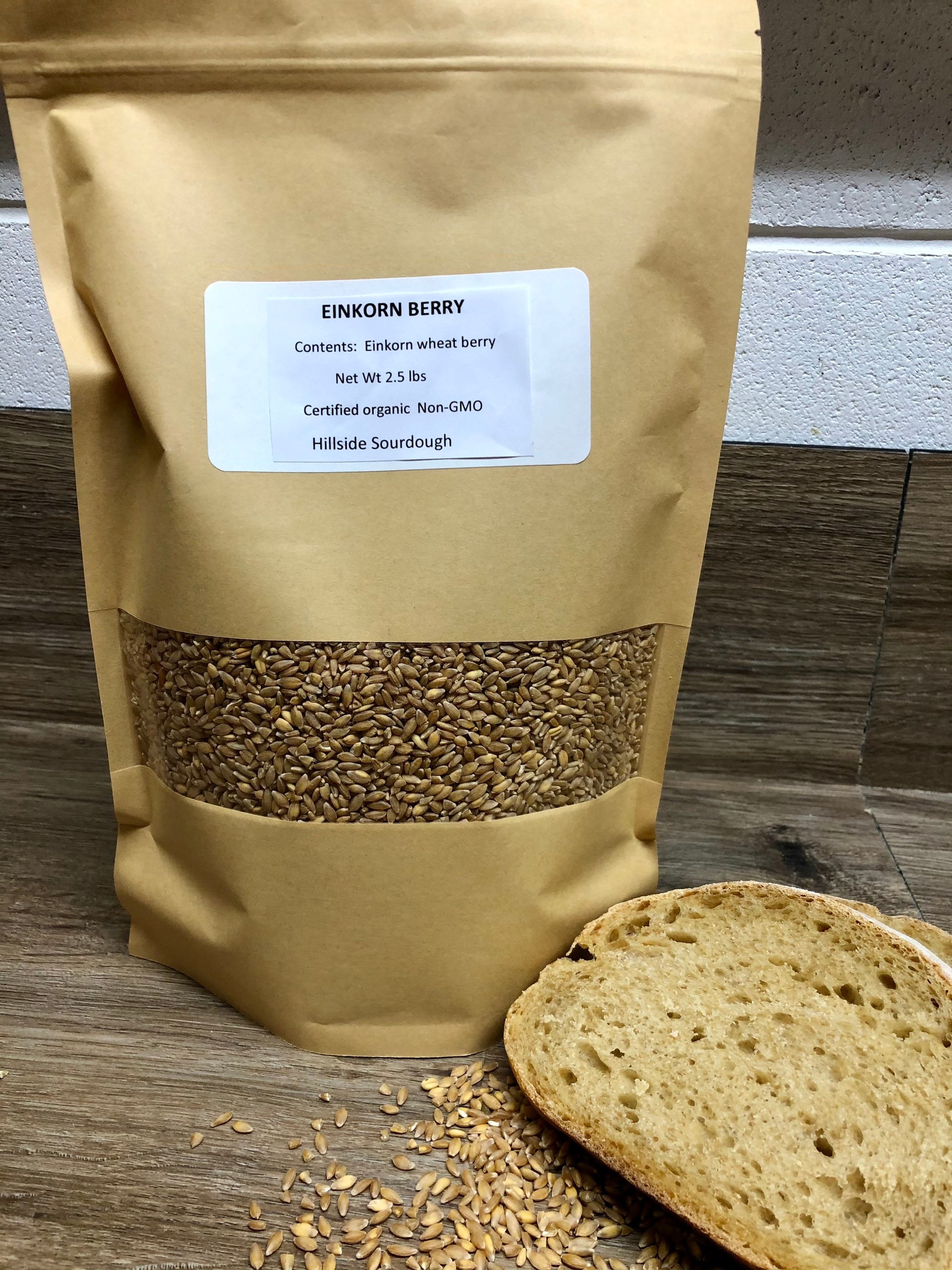Einkorn flour Einkorn berries 2.5 lbs Einkorn sourdough Etsy