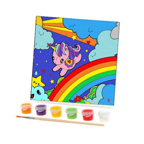 Predrawn Canvas for Kids -  Sweden