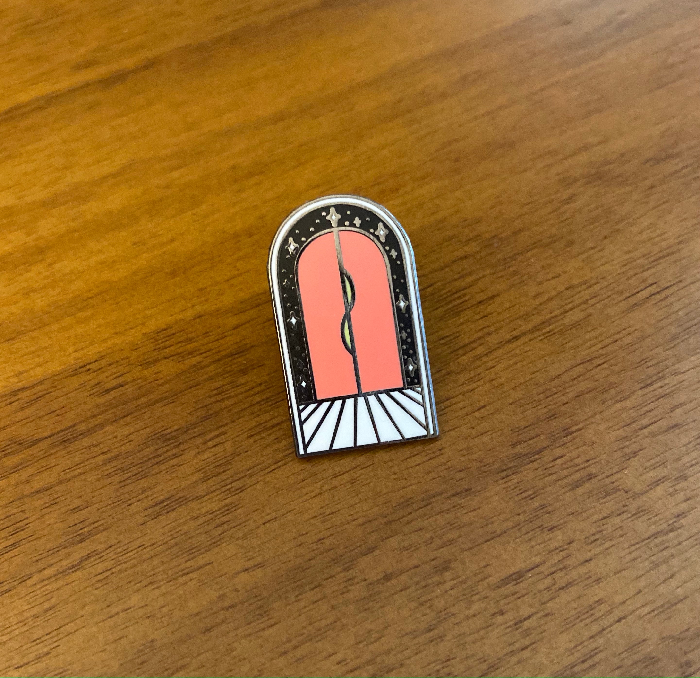 Infinity Train Door Enamel Pin