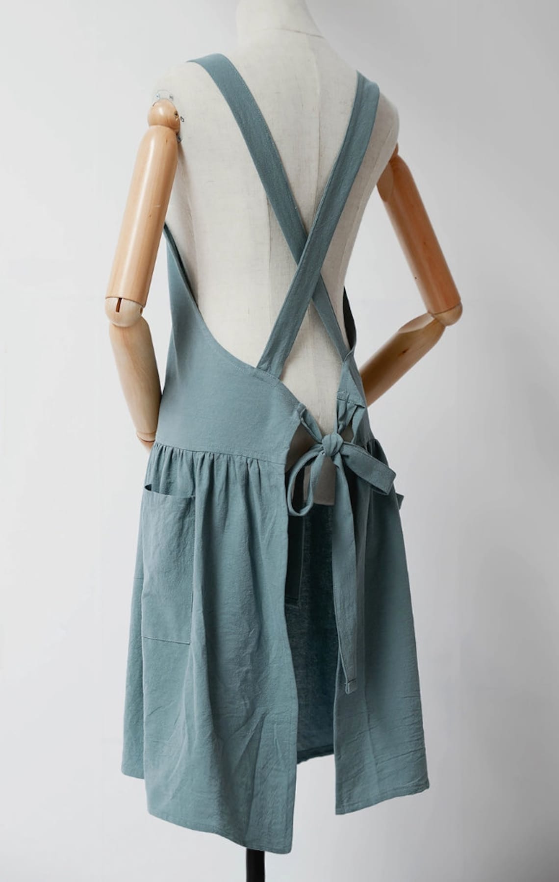 Linen Apron Dress for Women Cotton Aprons Comfortable Gift for Etsy