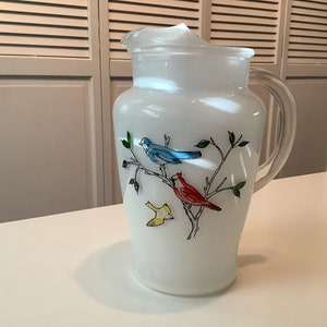 Bartlett Collins hand painted pitcher