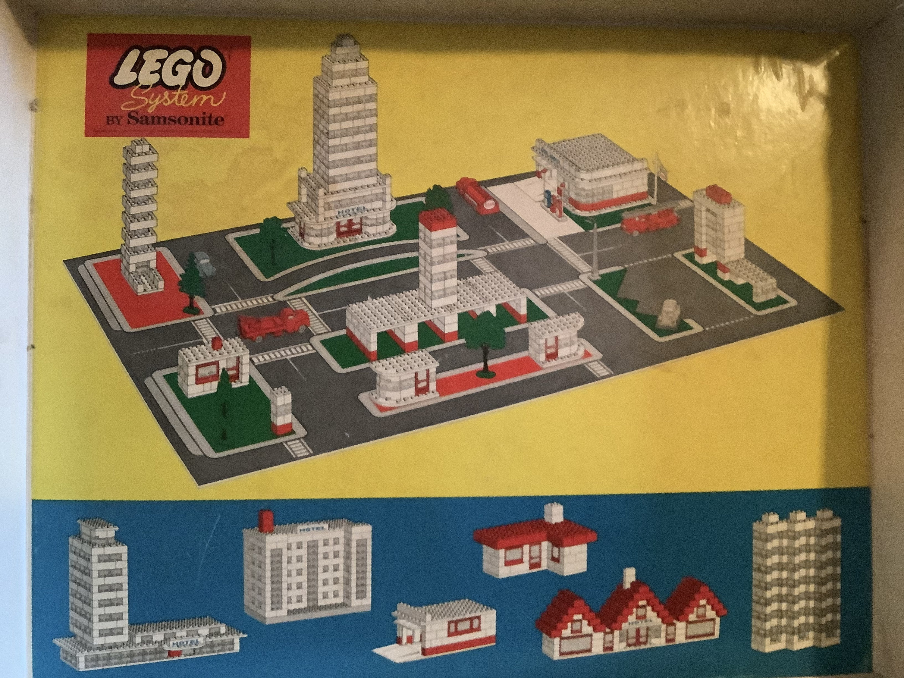 Vintage Lego System by Samsonite Town Plan 725. 1961 Etsy