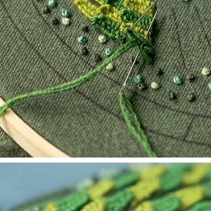 Crocodile Embroidery Bag, DIY Kit, Alligator Bag, Handmade Small Bag, Needlepoint Kit, Unique Gift Idea,
