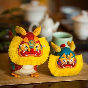 Auspicious Dragon - DIY Embroidery Kit - Finished Product Available - Hand Sewing Crafts - Unique Gift