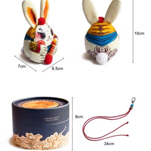 Moon Rabbit | DIY Embroidery Kit Beginners Level | Handmade Asian Lucky ...