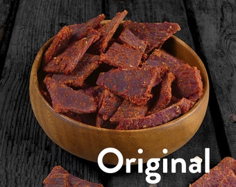 1kg Beef Jerky (10 x 100g) Original - 3Yo Nutrition - 51% Protein Biltong Trockenfleisch Fitnesssnack