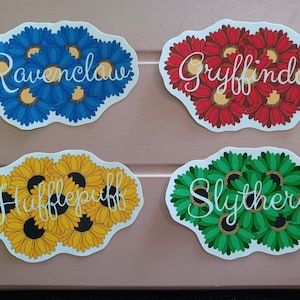 Floral house stickers