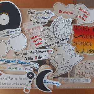 All the young dudes stickers set 2