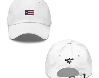 Anarchy Dad Hat Puerto Rico Black Island Vintage Distressed Dad Hat Unisex Baseball Cap Baseball Cap Hat Embroidery Hat Low Profile