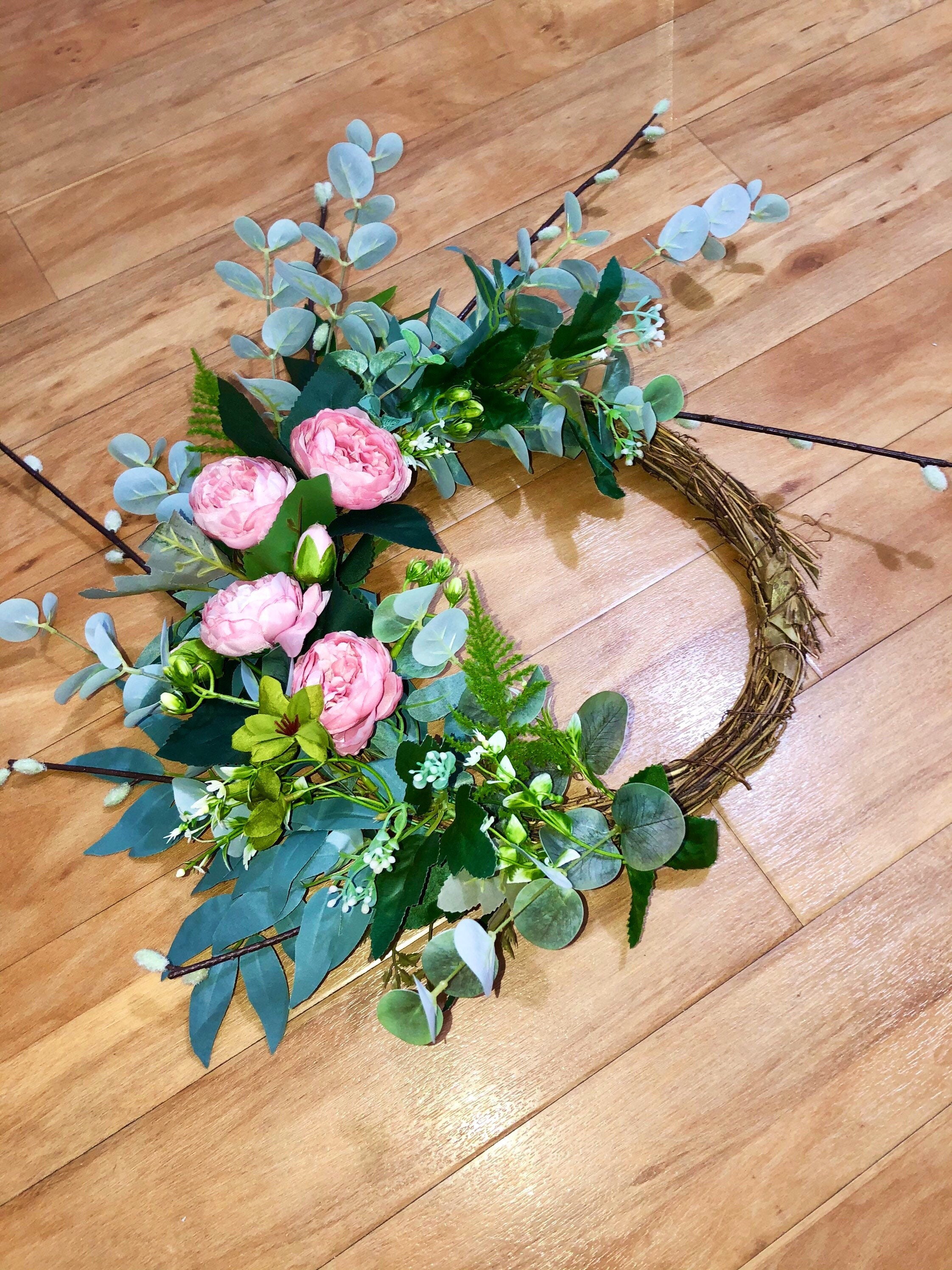 Spring Wicker Wreath made to order Etsy