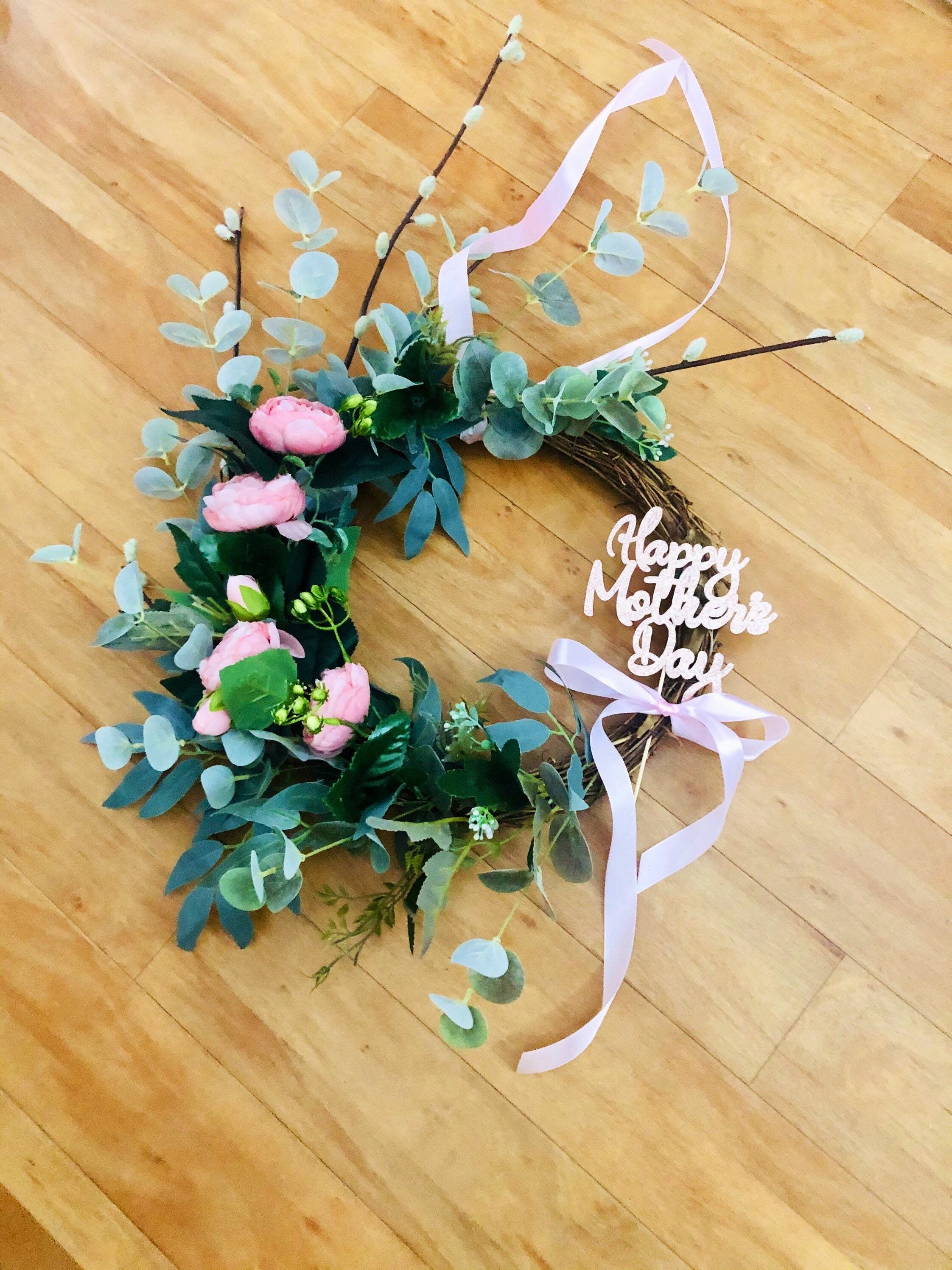 Spring Wicker Wreath made to order Etsy