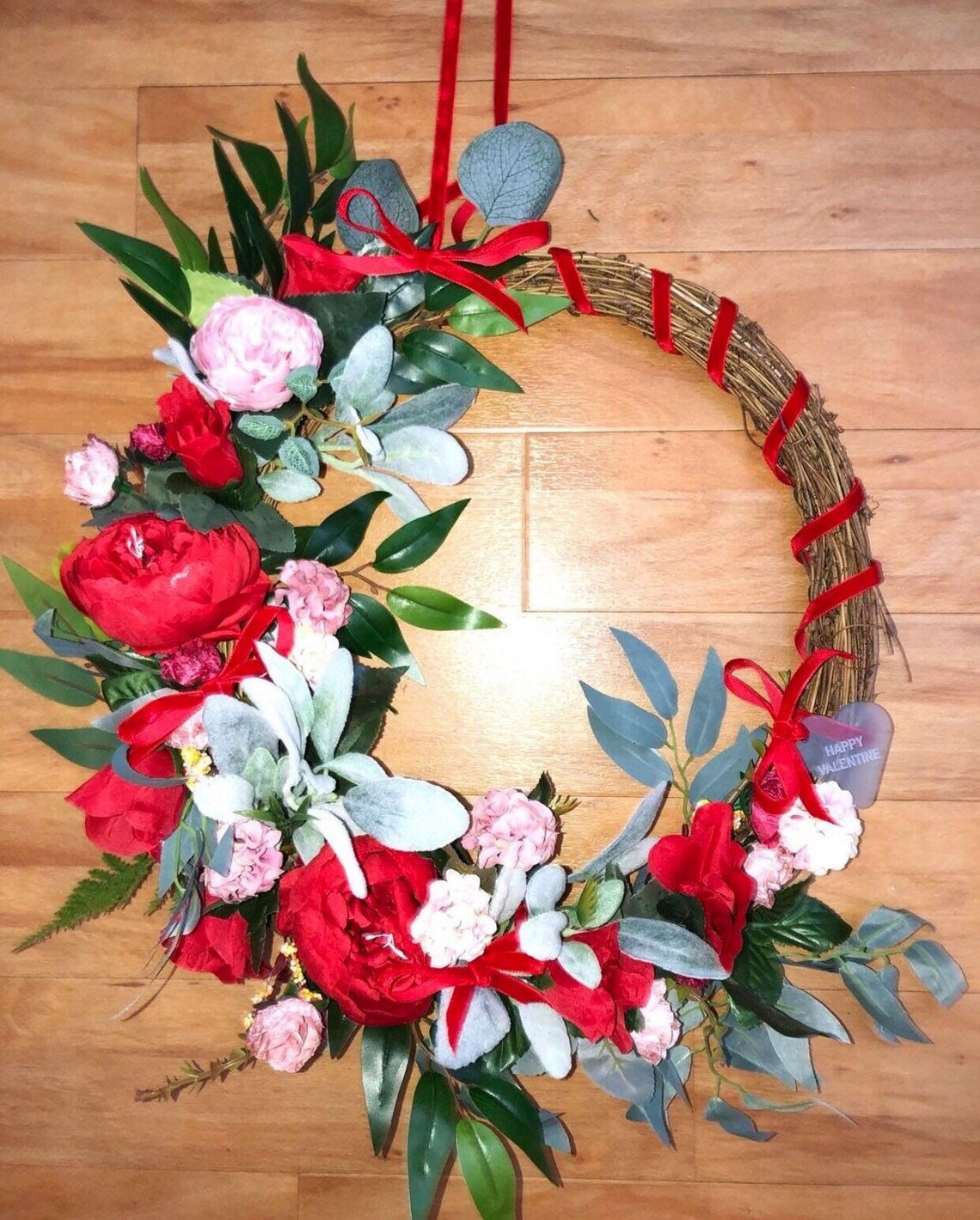 Spring Wicker Wreath made to order Etsy