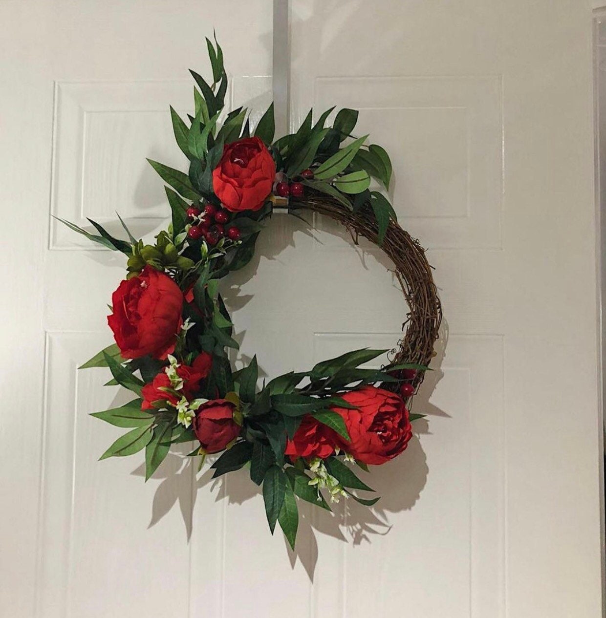 Spring Wicker Wreath made to order Etsy