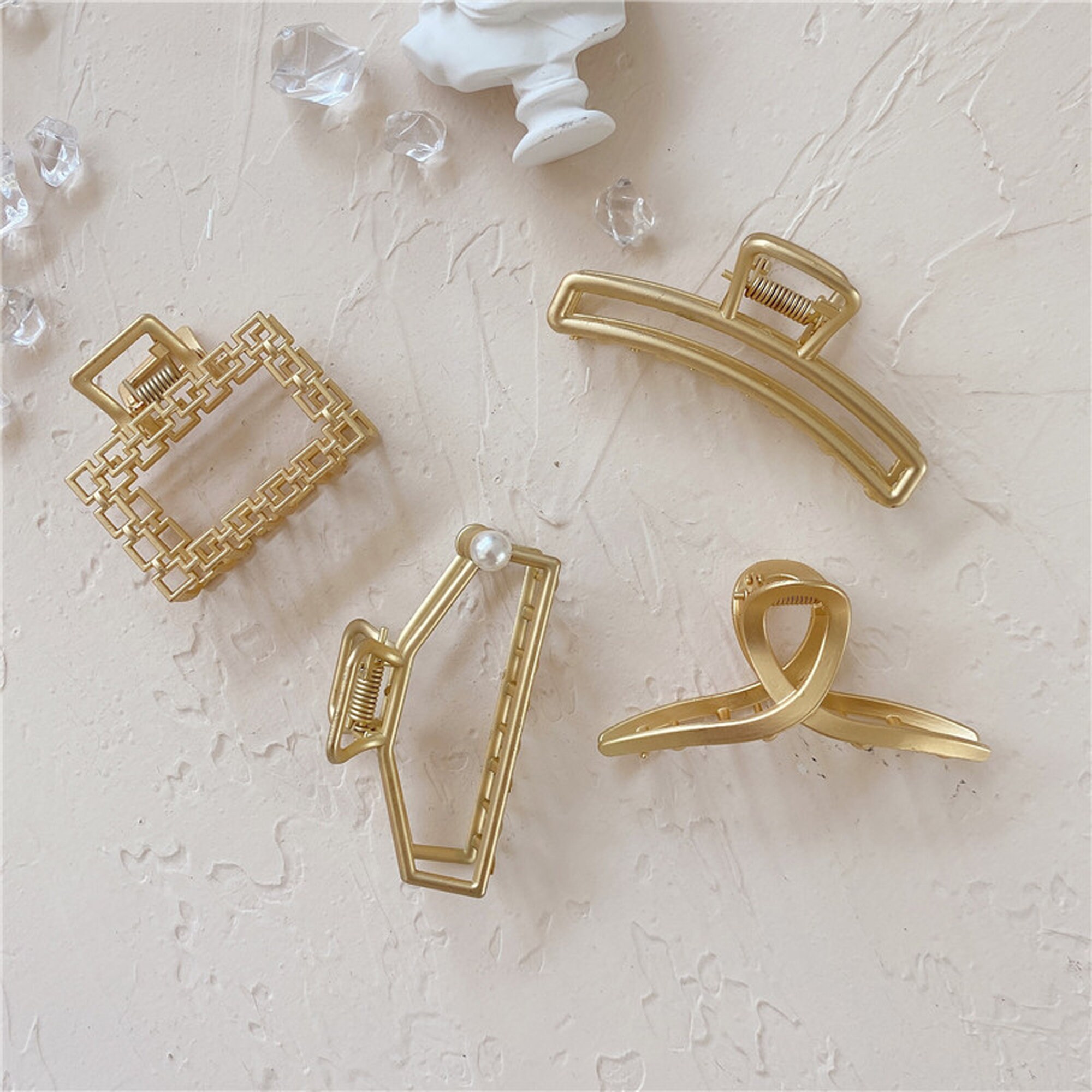 Multistyle Metal Hair Claws For Women Metal Hair Claw Clip Etsy