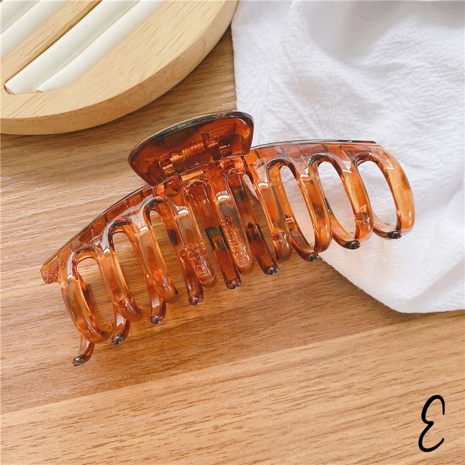 Korean Solid Big Hair Claws Elegant Acrylic Hair Clips Etsy