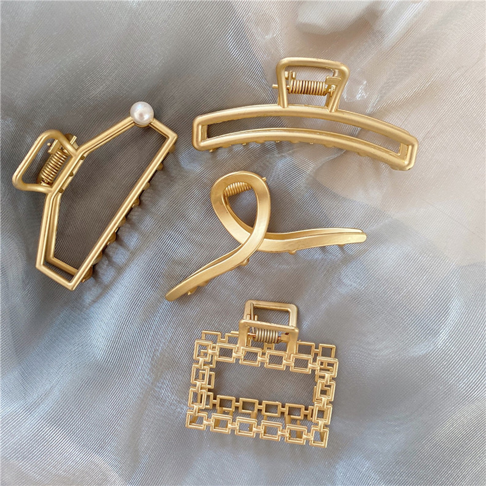 Multistyle Metal Hair Claws For Women Metal Hair Claw Clip Etsy