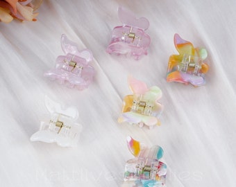 Small Butterfly Hair Clips Claw,Butterfly Hair Accessories Clip Claw,Half Down Hair Claw,Hair Accessories For Her,Hair Clamp For Girl