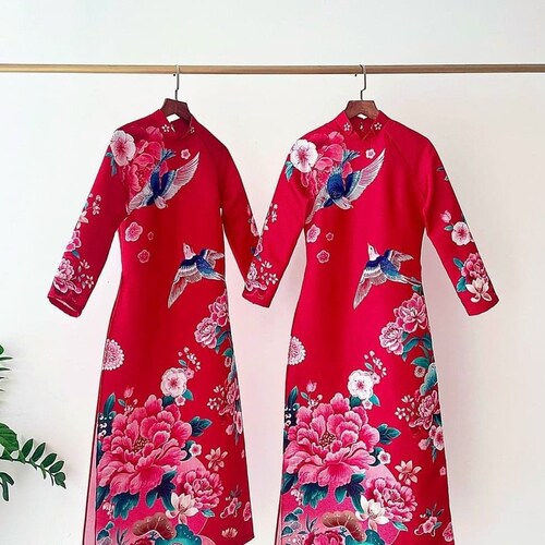 Pre-made Vietnamese Modernized Ao Dai for Women Ao Dai for - Etsy