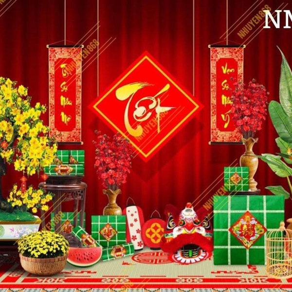 New Year - Tet backdrop