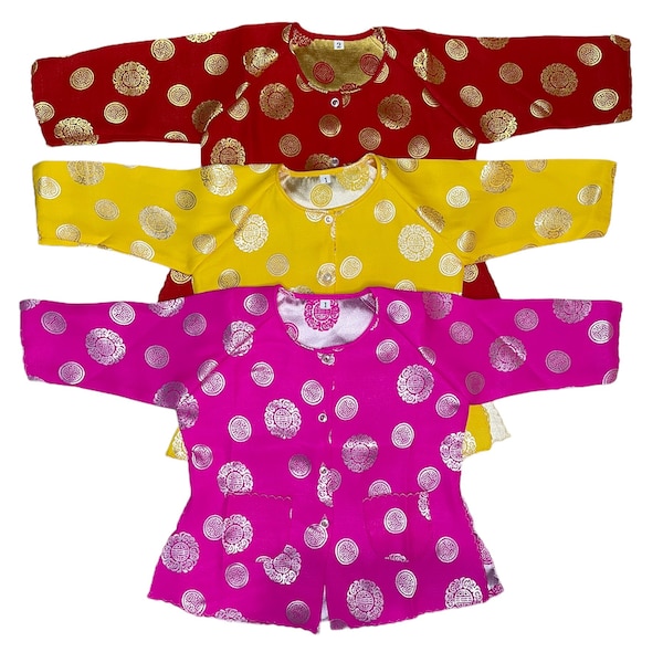 Bà ba for baby,newborn,infant, toddler, kid, boy and girl - Southern Vietnamese blouse and pants set- Vietnamese traditional clothes costume