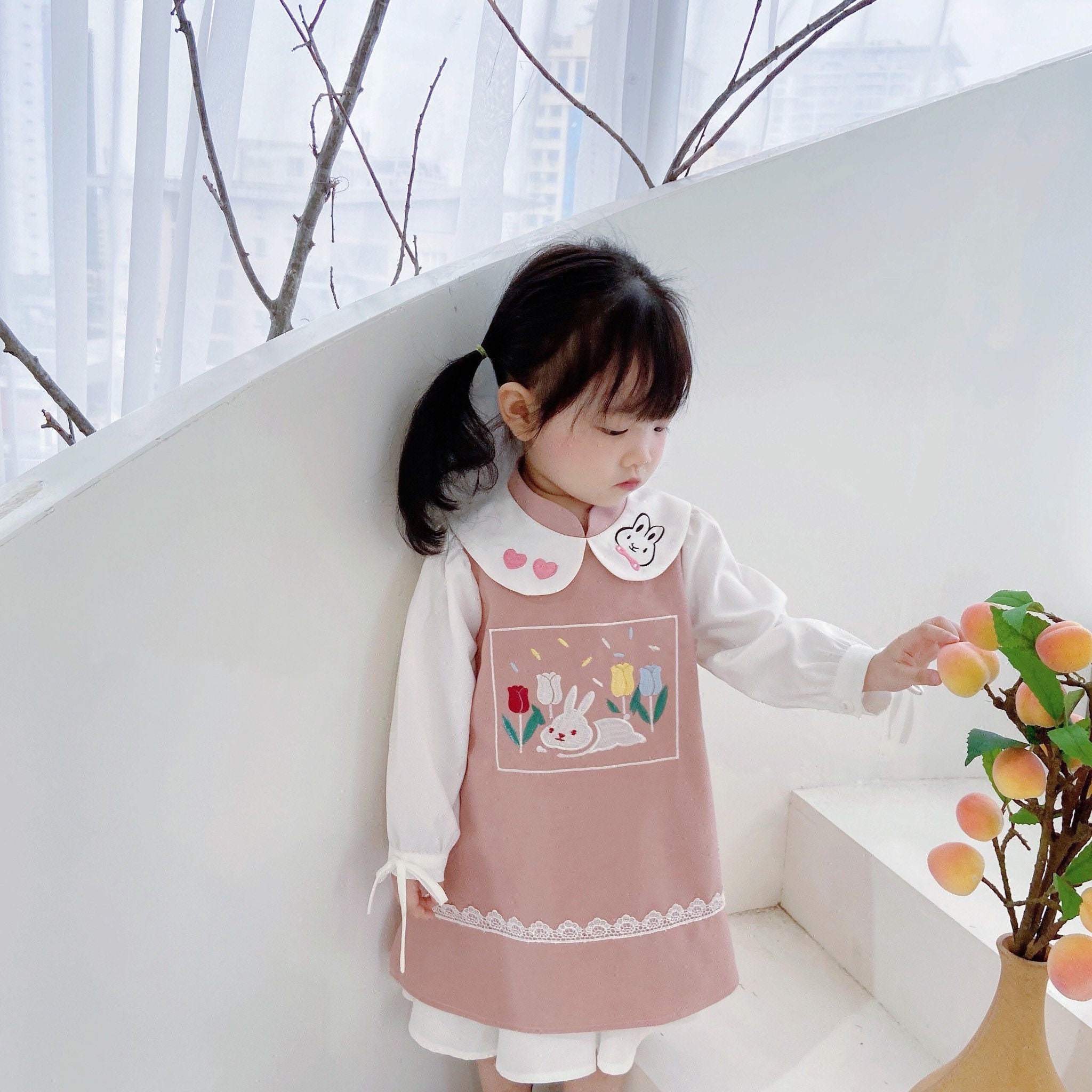 Modern Ao Dai for Girls Kids Toddlers | Etsy UK