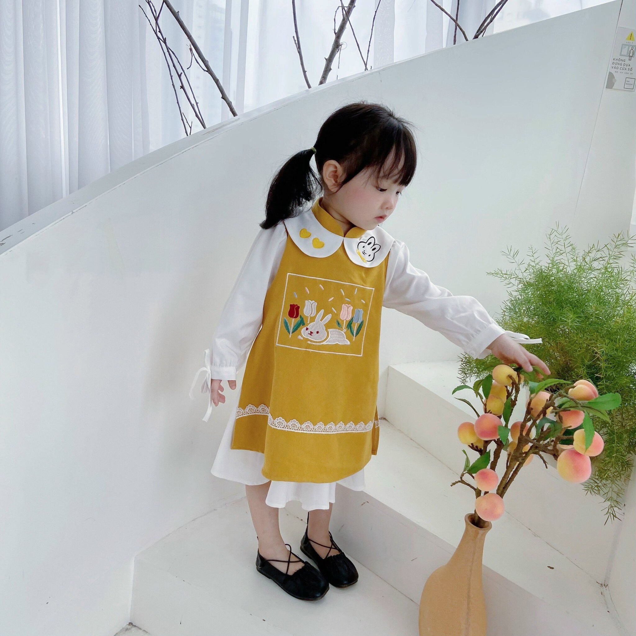 Modern Ao Dai for Girls Kids Toddlers | Etsy UK