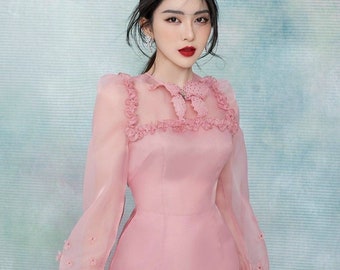 Women Ao dai- Vietnamese modern Ao dai for female