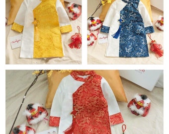 Ao dai Tet for boy/ kid/ teen- Vietnamese traditional costume