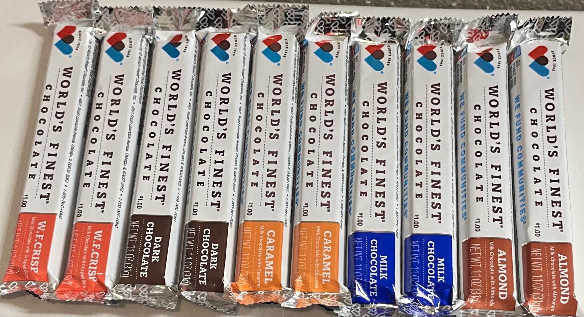 Original World's Finest Chocolate 10 Bar Variety Chocolate - Etsy