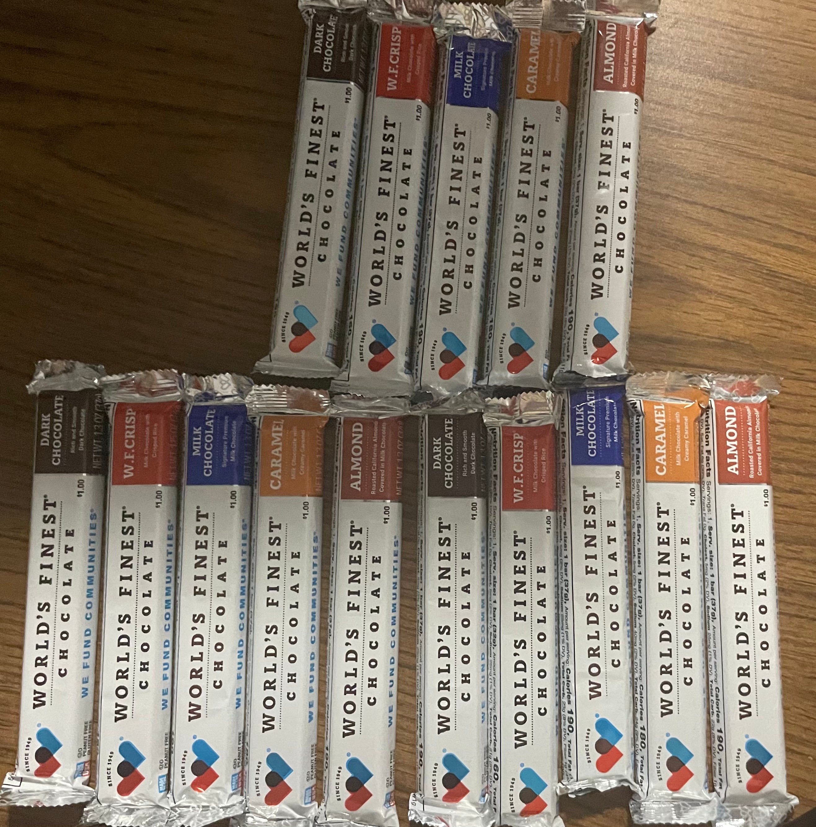 World's Finest Chocolate 15 Bar Variety Chocolate Etsy